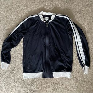 Zip up track jacket